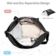 Custom Usb Port Travel Duffel Bag | https://www.bestnamebadges.com