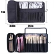 Custom Makeup Brush Travel Bag Organizer | https://www.bestnamebadges.com