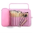 Custom Makeup Brush Travel Bag Organizer | https://www.bestnamebadges.com