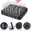 Custom Portable High Quality 6 Port USB Charging Station | https://www.bestnamebadges.com