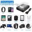 Custom Portable High Quality 6 Port USB Charging Station | https://www.bestnamebadges.com