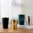 Custom 16oz Unbreakable Stainless Steel Pint Cups | https://www.bestnamebadges.com