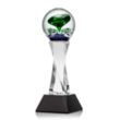 Aquarius Award on Langport Base - Black | https://www.bestnamebadges.com