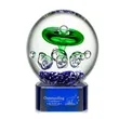 Aquarius Award on Paragon Base - Blue | https://www.bestnamebadges.com