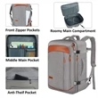 40L Airline Approved Travel Backpacks with 3 Packing Cubes | https://www.bestnamebadges.com