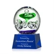 Aquarius Award on Robson Base - Blue | https://www.bestnamebadges.com