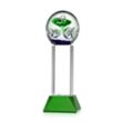 Aquarius Award on Stowe Base - Green | https://www.bestnamebadges.com