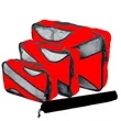 Custom 4 Set Durable Travel Packing Organizers | https://www.bestnamebadges.com