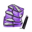 Custom 4 Set Durable Travel Packing Organizers | https://www.bestnamebadges.com