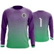 Unisex 160 GSM Football Mesh Performance Sublimation Quarter | https://www.bestnamebadges.com