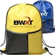 Premium Drawstring Backpack w/ Slip & Mesh Pocket (13"x17") | https://www.bestnamebadges.com