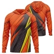 Youth 160 GSM Brushed Milk Silk Sublimation Hooded T-Shirt | https://www.bestnamebadges.com