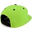 Structured 6 Panel rPET Recycled 100%Polyester Flat Bill Cap | https://www.bestnamebadges.com