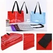 Custom PVC Shopping Beach Tote Bag | https://www.bestnamebadges.com
