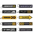 Embroidery keychain Tag | https://www.bestnamebadges.com
