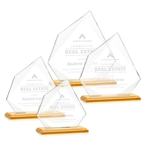 Lexus Award - Amber | https://www.bestnamebadges.com