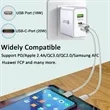 USB Type-C Wall Fast Charger PD Power Adapter | https://www.bestnamebadges.com