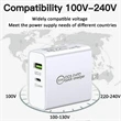 USB Type-C Wall Fast Charger PD Power Adapter | https://www.bestnamebadges.com