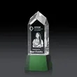 Clarington on Base 3D - Green | https://www.bestnamebadges.com