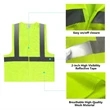 Custom Mesh Reflective Safety Vest | https://www.bestnamebadges.com