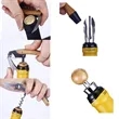 Custom 4 Piece Wine Kit With Bamboo box | https://www.bestnamebadges.com