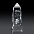 Bloomington on Base 3D - Clear | https://www.bestnamebadges.com