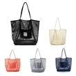 Mesh Beach Tote Shoulder Handbag | https://www.bestnamebadges.com