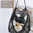 Mesh Beach Tote Shoulder Handbag | https://www.bestnamebadges.com