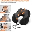 Travel Pillow with Storage Bag and Earplugs | https://www.bestnamebadges.com