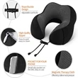 Travel Pillow with Storage Bag and Earplugs | https://www.bestnamebadges.com