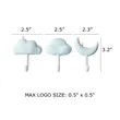 Decorative Sticky Hook Set | https://www.bestnamebadges.com