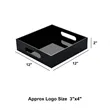 Sturdy Acrylic Serving Tray | https://www.bestnamebadges.com