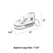 Sneaker Keychain | https://www.bestnamebadges.com