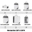 Travel Compression Packing Cubes Set | https://www.bestnamebadges.com