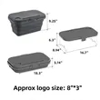 Multifunction Outdoor Folding Picnic Basket With Table | https://www.bestnamebadges.com