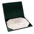 Leather Certificate Cover | https://www.bestnamebadges.com