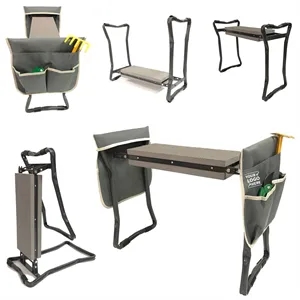 Foldable Garden Kneeler and Seat Tool