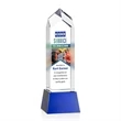 Clarington VividPrint™ Award on Base - Blue | https://www.bestnamebadges.com