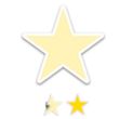 Star Stock Shape Stickers | https://www.bestnamebadges.com