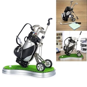 Golf Pen Holder with 3 Pieces Pens Set | https://www.bestnamebadges.com