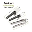Cuisinart Outdoors® 4-Piece Folding Grill Tool Set | https://www.bestnamebadges.com