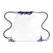 Promotional Clear Drawstring Backpack | https://www.bestnamebadges.com
