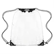 Large Transparent Drawstring Backpack 14" X 17" | https://www.bestnamebadges.com