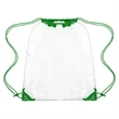 Large Transparent Drawstring Backpack 14" X 17" | https://www.bestnamebadges.com