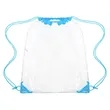 Large Transparent Drawstring Backpack 14" X 17" | https://www.bestnamebadges.com