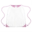 Large Transparent Drawstring Backpack 14" X 17" | https://www.bestnamebadges.com