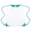 Large Transparent Drawstring Backpack 14" X 17" | https://www.bestnamebadges.com