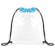 CLEAR STADIUM DRAWSTRING SPORTPACK (12" X 12") | https://www.bestnamebadges.com