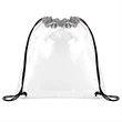CLEAR STADIUM DRAWSTRING SPORTPACK (12" X 12") | https://www.bestnamebadges.com