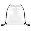 CLEAR STADIUM DRAWSTRING SPORTPACK (12" X 12") | https://www.bestnamebadges.com